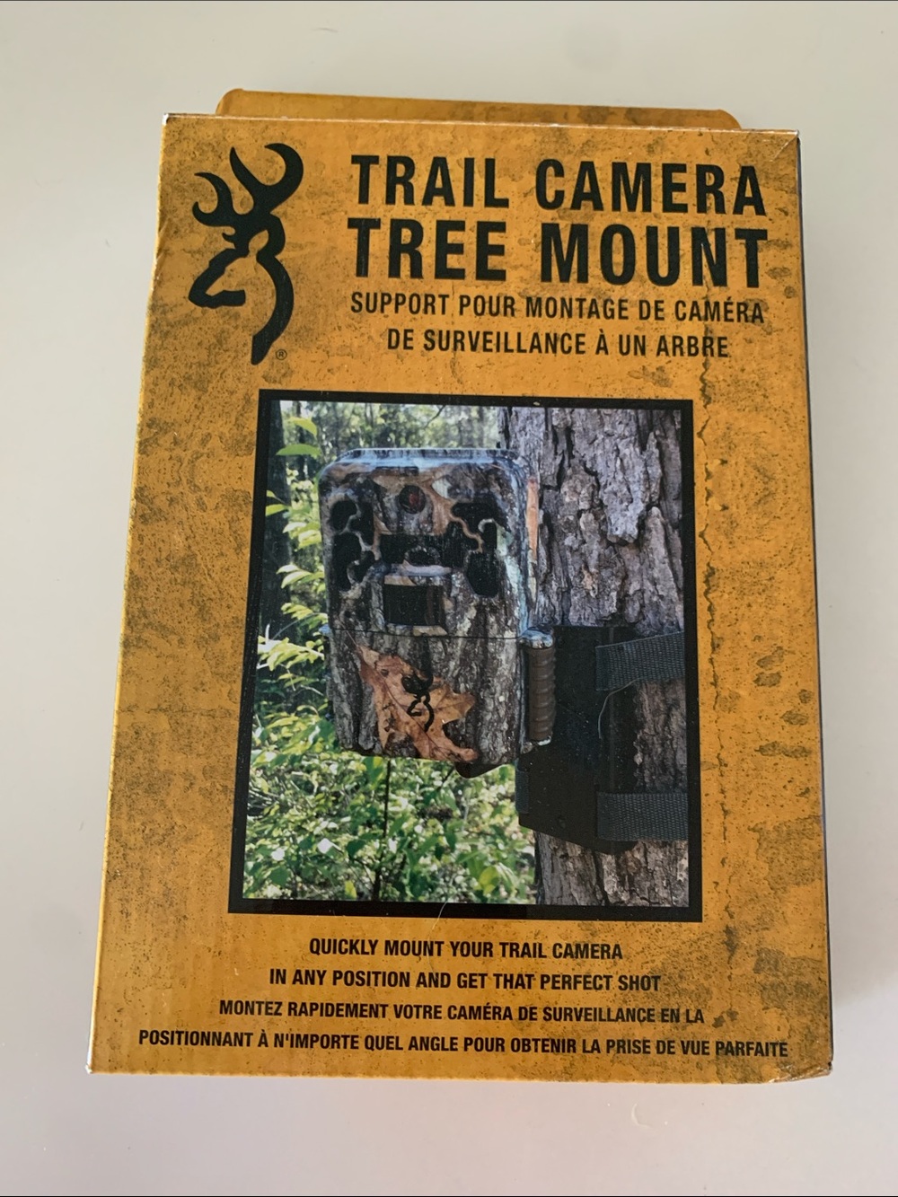 New Browning Trail Camera Tree Mount - Camouflage Box